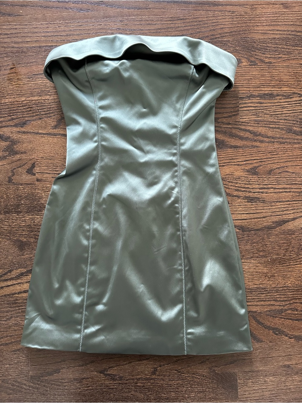 NWT TEN Aritzia green sleeveless mini dress size 6